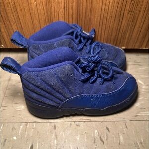 Kids Jordan 12 Royal Blue Velvet used